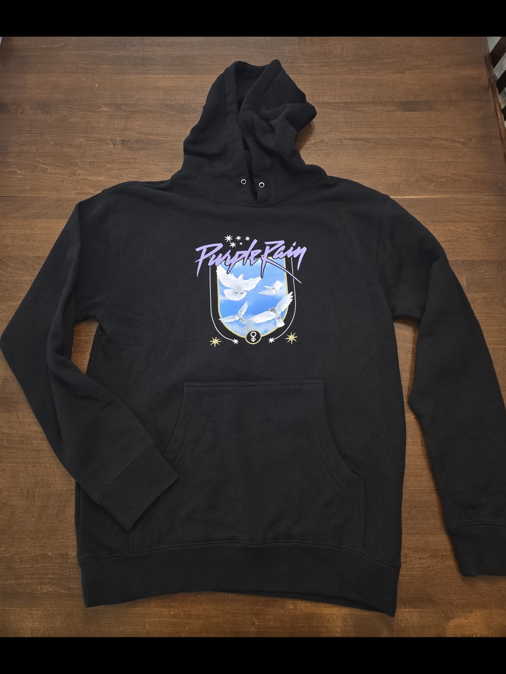 Prince Purple Rain Black Hoodie